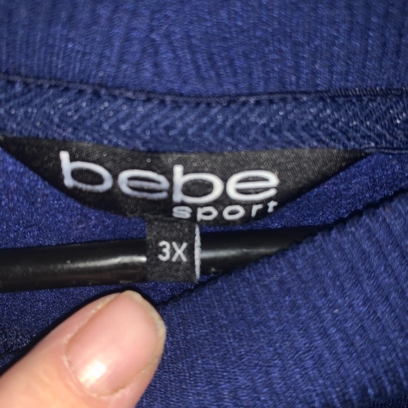 Women’s 3X BEBE Sweater Blue - Picture 2 of 3